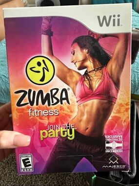 New In Box-Zumba Fitness (Wii) Video Game - Pink & Purple Cover